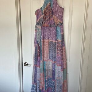 City Chic Patchwork Maxi Dress